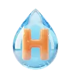 H в капле