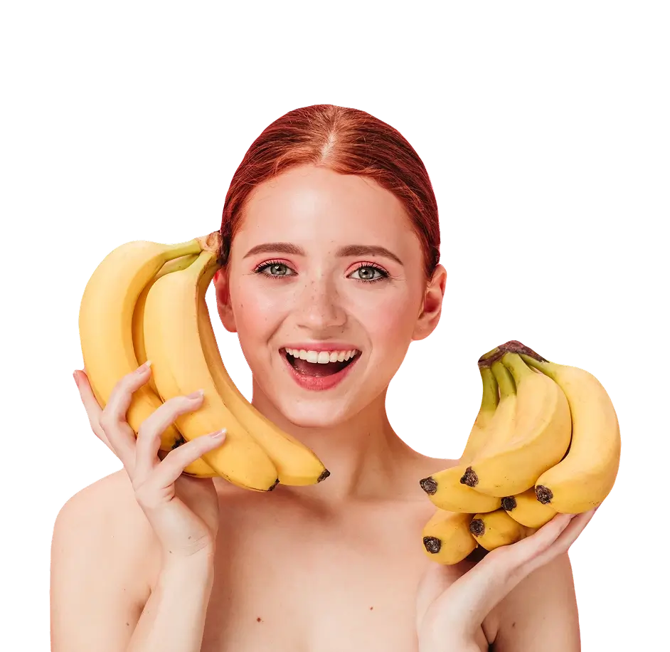 Woman with bananas