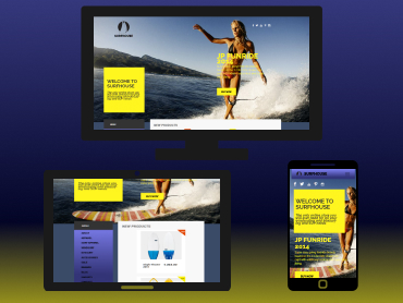 Surfing goods store